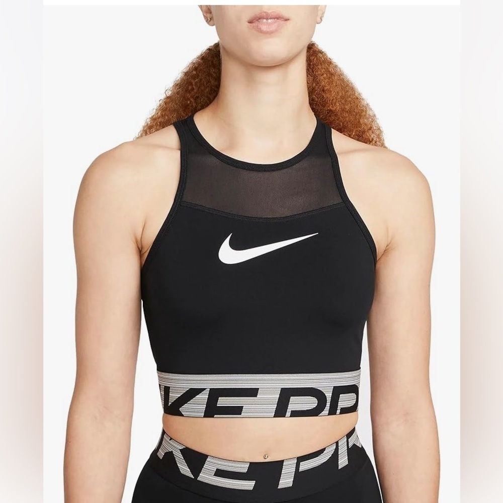 Nike pro Women's Black Sports Top